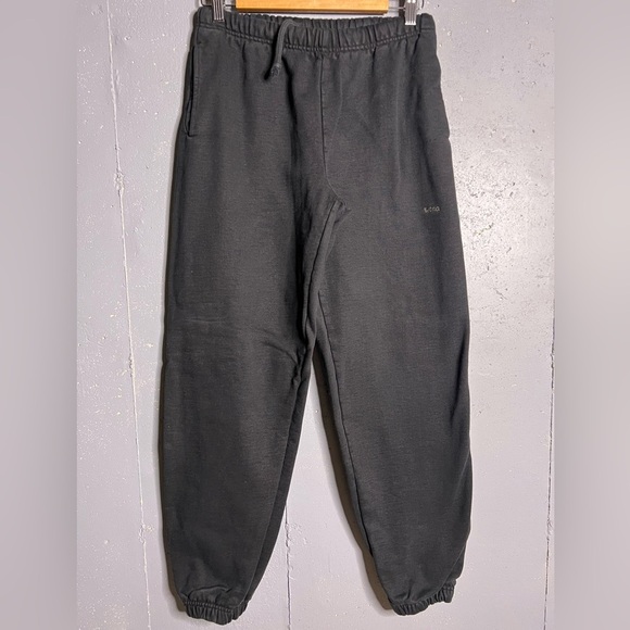 TNA EXTRA AF Fleece Black Sweatpants in size Small. - Picture 2 of 9